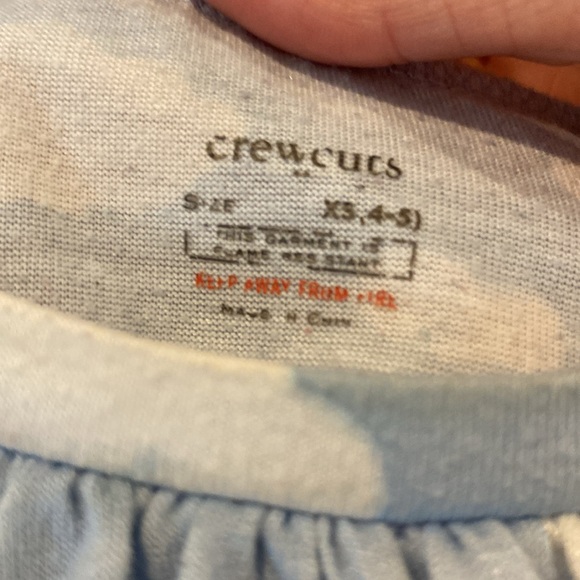 CREW CUTS Girls' Ruffle-sleeve Cloud Nightgown - Picture 3 of 5